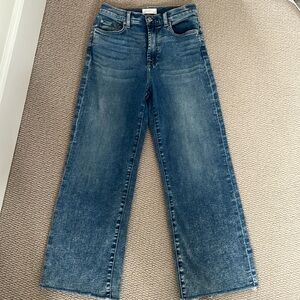 7 For All Mankind Cropped Alexa Jean size 25”, 25.5” inseam